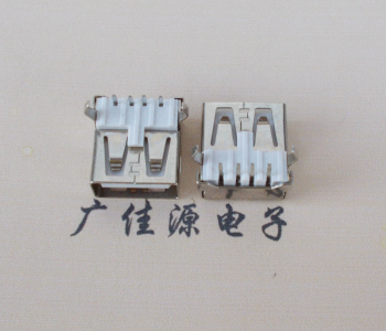 泸州USB AF母座 LCP 耐高温250度280度 环保白胶芯