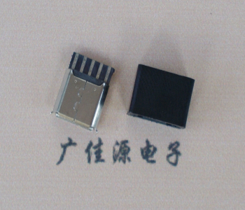 泸州麦克-迈克 接口USB5p焊线母座 带胶外套 连接器