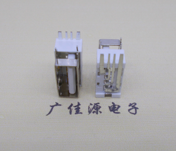 泸州USB侧立式短体10.0尺寸 侧插加宽脚5A大电流插座